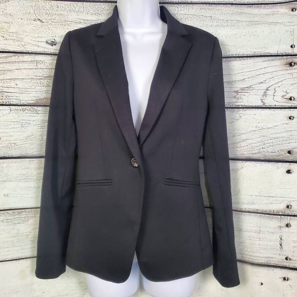 Forever 21 Women’s Black One Button Blazer Jacket Small